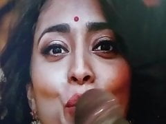 Pleasurable mouth cocking for South Indian Actress Shreya